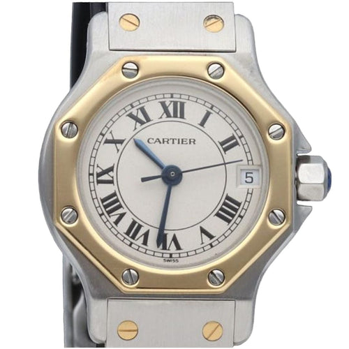 Montre Montre Cartier Santos Ronde Octogone 58 Facettes MT41525