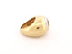 Bague 51 vintage bague POIRAY sertie d'un saphir asscher or jaune 58 Facettes 261195