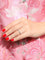 Bague 51 Alliance or blanc diamants 0,5 ct 58 Facettes J363