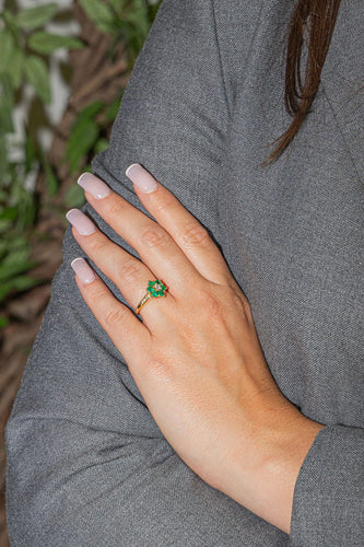 Bague 51 Bague Marguerite Or jaune Diamant 58 Facettes 3319343CN