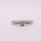 Bague Solitaire diamant épaulé or blanc 58 Facettes
