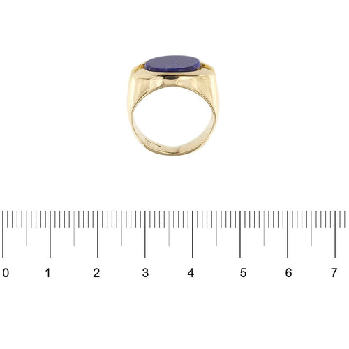 Bague 52 Bague chevalière lapis lazuli 58 Facettes 36517