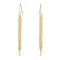 Boucles d'oreilles Tiffany & Co -  Vintage Elsa Peretti Boucles d'oreilles pendantes longues en maille et diamant 58 Facettes G13691