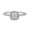 Bague 52 Messika Bague Solitaire M-love coussin Or blanc Diamant 58 Facettes 3298647CN