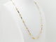 Collier Collier grain de café or jaune et blanc 58 Facettes GDC