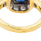 Bague 54 Bague Pompadour Or blanc Saphir 58 Facettes 3502955CN