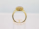 Bague 54 Bague entourage en or avec diamants et saphir 58 Facettes 2142