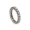 Bague 55 Alliance en or gris avec diamants H-VS - Sertie griffes 58 Facettes