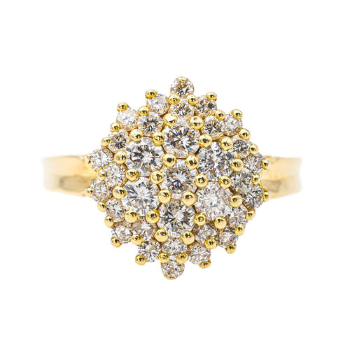 Bague 49 Bague Pompadour Or jaune Diamant 58 Facettes 3429813CN