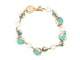 Bracelet bracelet MARINA B cardan or jaune et pierres turquoises 58 Facettes 259151