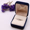 Bague Solitaire diamant épaulé or blanc 58 Facettes
