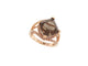 Bague 55 bague MAUBOUSSIN fou de toi or rose quartz fume diamants 58 Facettes 261248