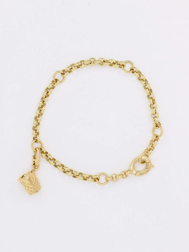 Collier DIOR Bracelet chaine or jaune dé à coudre 58 Facettes J616