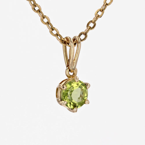 Pendentif Pendentif or péridot 58 Facettes CVP152