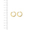 Boucles d'oreilles Boucles d'oreilles créoles avec diamants 58 Facettes 32166