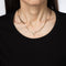 Collier Collier ras-de-cou vintage diamants 0,75 ct en or jaune 18k 58 Facettes G14176