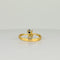 Bague 55.5 Bague toi & moi en or jaune 18 carats 58 Facettes 2410029