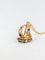 Pendentif Pendentif Or et Email Bleu et Blanc 58 Facettes 160