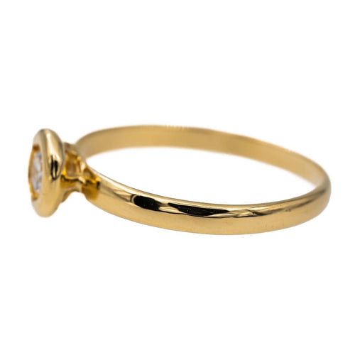 Bague 52.5 Bague Solitaire Or jaune Diamant 58 Facettes 2897409CN