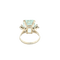 Bague 56 BAGUE OR, DIAMANTS & AIGUE-MARINE. 58 Facettes BO/240032