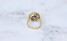 Bague 56 Bague Style Art Déco Améthyste et Diamants 58 Facettes