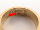 Bague 51 bague CARTIER love en or jaune 58 Facettes 262104