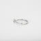 Bague 54 Solitaire or blanc avec diamants 58 Facettes 3121192