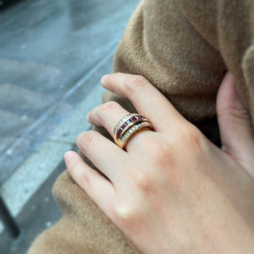 Bague 54 Bague - Or, Rubis & Diamants 58 Facettes 240032SP