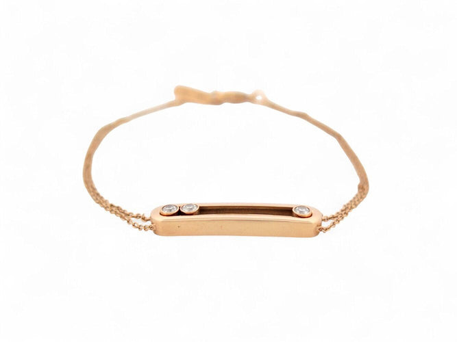 Bracelet bracelet MESSIKA move classique 03996-yg or rose 18k & 3 diamants 58 Facettes 271441