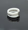 Bague 53 GUY LAROCHE - Bague en céramique blanche et or gris sertie de diamant 58 Facettes