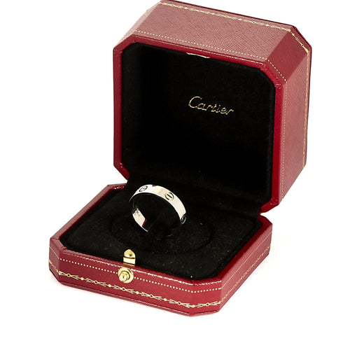 Bague 66 CARTIER - Love - Bague en platine 58 Facettes 58FC2-1