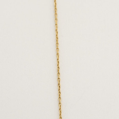 Collier en or jaune et améthyste