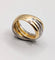 Bague 54 Alliance 4 anneaux en or et diamants 58 Facettes