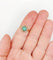 Bague 52.5 Bague marguerite or jaune, cabochon de turquoise, diamants et perles (circa 1900) 58 Facettes A05219
