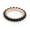 Bague 53 Ginette NY Bague Alliance Maria Or rose Onyx 58 Facettes 2246420CN