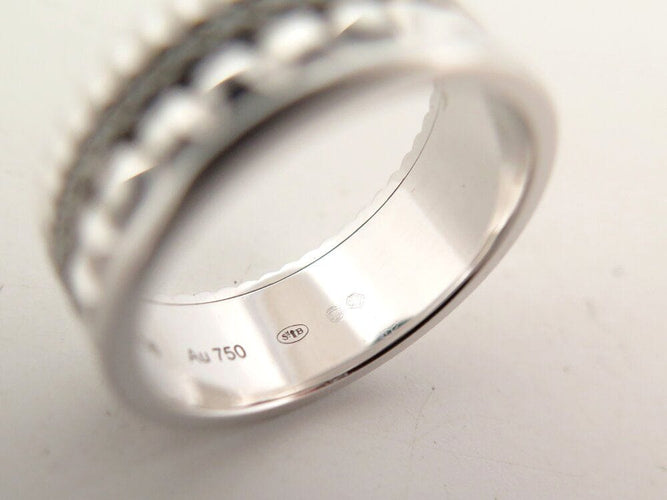 Bague 54 bague BOUCHERON quatre radiant edition pm jrg02486 54 or blanc 18k diamant 58 Facettes 266989