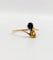 Bague 55 Bague toi et moi vintage or jaune 18k saphirs jaune et bleu 58 Facettes A06006