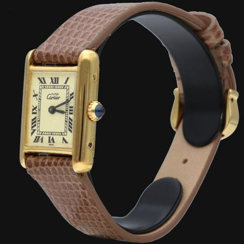 Montre Cartier Montre Tank Vermeil 58 Facettes MT43326