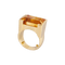 Bague 46 Bague, or jaune et topaze orange. 58 Facettes 34598