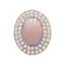 Bague 56 Bague M.Gérard corail, diamants. 58 Facettes 32500
