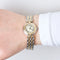 Montre Montre Cartier panthère ronde or et acier. 58 Facettes P20L2