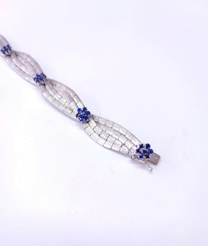 Bracelet Bracelet saphir or blanc 58 Facettes BRA.SAPH.OR-1534