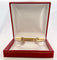 Bracelet Bracelet Cartier vintage double C , 2 ors et diamants 58 Facettes