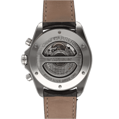 Montre Montre TAG Heuer Grand Carrera en acier - 43 mm - Ref. CAV511B - Vers 2010 - Avec boite dorigine 58 Facettes FB10522