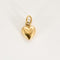 Pendentif Pendentif en or jaune à motif de coeur et pierre rouge 58 Facettes MEA43004