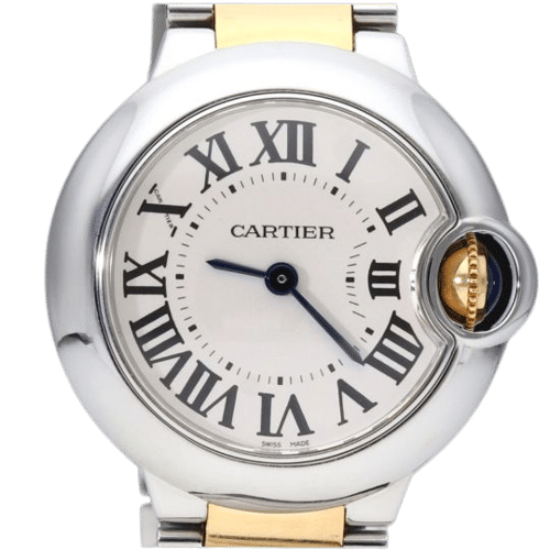Montre Cartier Montre Ballon Bleu De Cartier 28Mm Quartz 58 Facettes MT42716