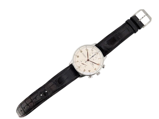 Montre montre IWC portugieser chrono acier 41 mm chronographe automatique 58 Facettes 268879