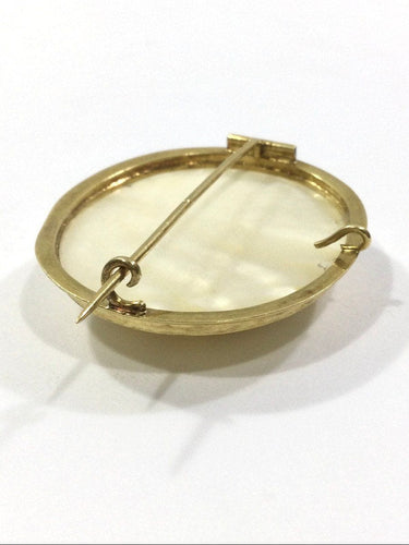 Pendentif Broche pendentif Or Et Nacre 58 Facettes 949001