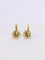 Boucles d'oreilles dormeuses anciennes perles diamants taille rose 58 Facettes J538