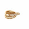 Bague 46.5 CARTIER - Bague roulante Trinity diamant 3 carats 58 Facettes